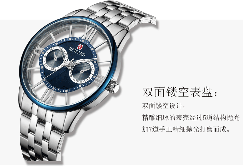 透視表盤(pán)個(gè)性紀(jì)念石英手表OEM
